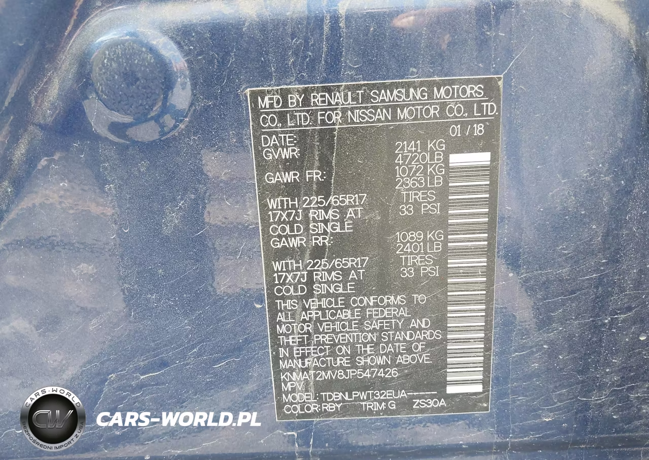 2018 Nissan Rogue S VIN:KNMAT2MV8JP547426 - 9