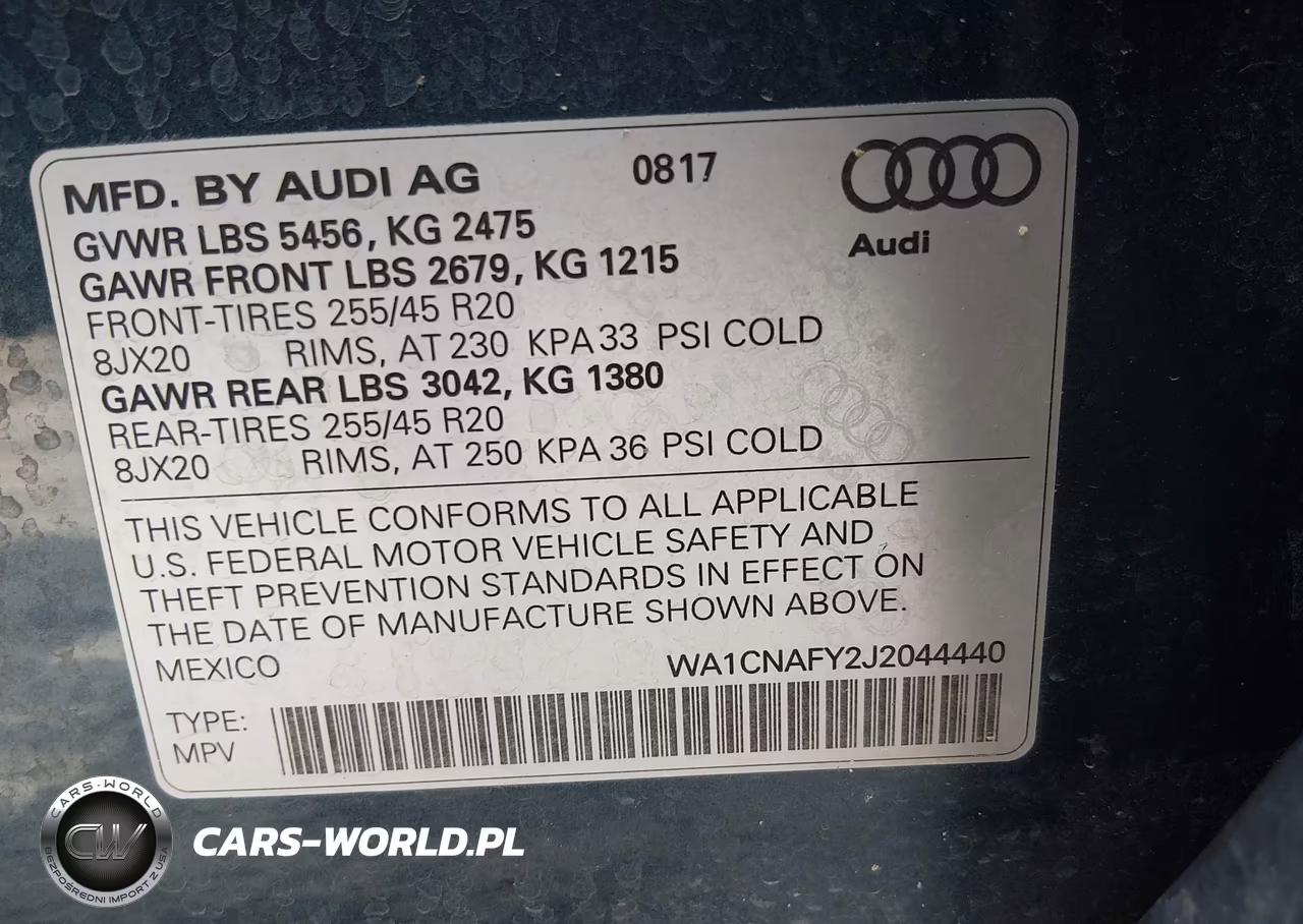 2018 Audi Q5 2.0T Premium VIN:WA1CNAFY2J2044440 - 9