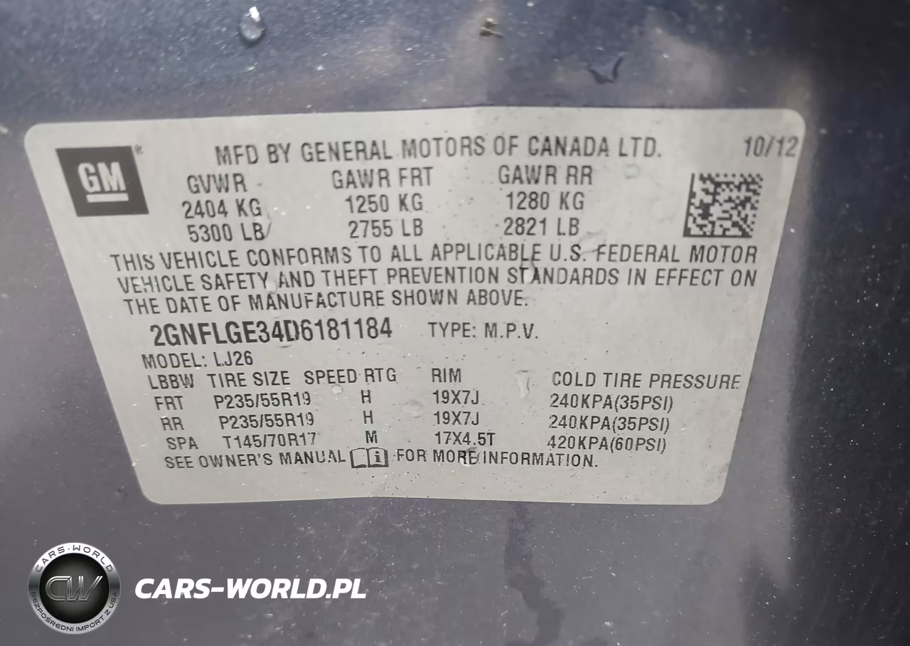2013 Chevrolet Equinox Ltz VIN:2GNFLGE34D6181184 - 9