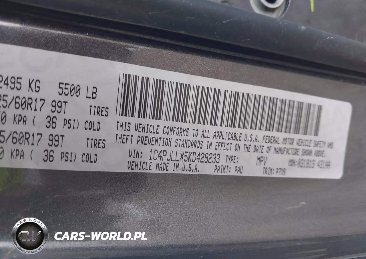 2019 Jeep Cherokee Latitude Plus Fwd VIN:1C4PJLLX5KD429233 - 9
