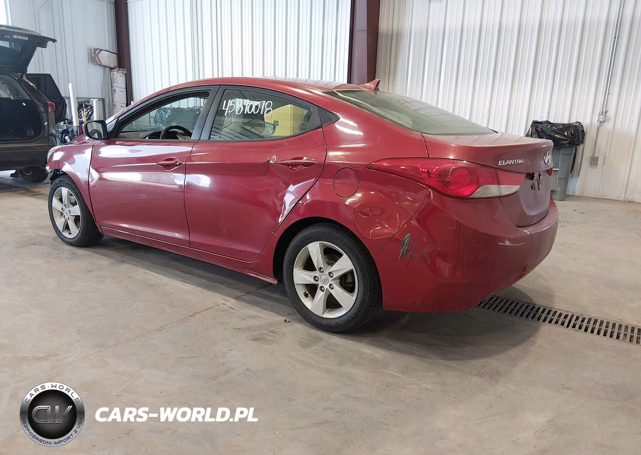 2013 Hyundai Elantra Gls VIN:KMHDH4AE8DU544722 - 3