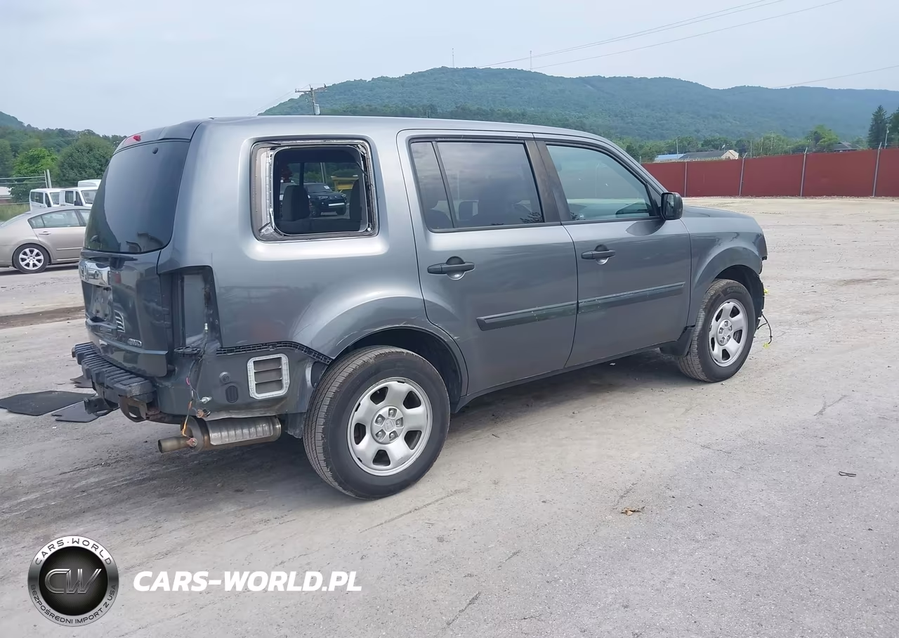 2012 Honda Pilot Lx VIN:5FNYF4H25CB063115 - 4