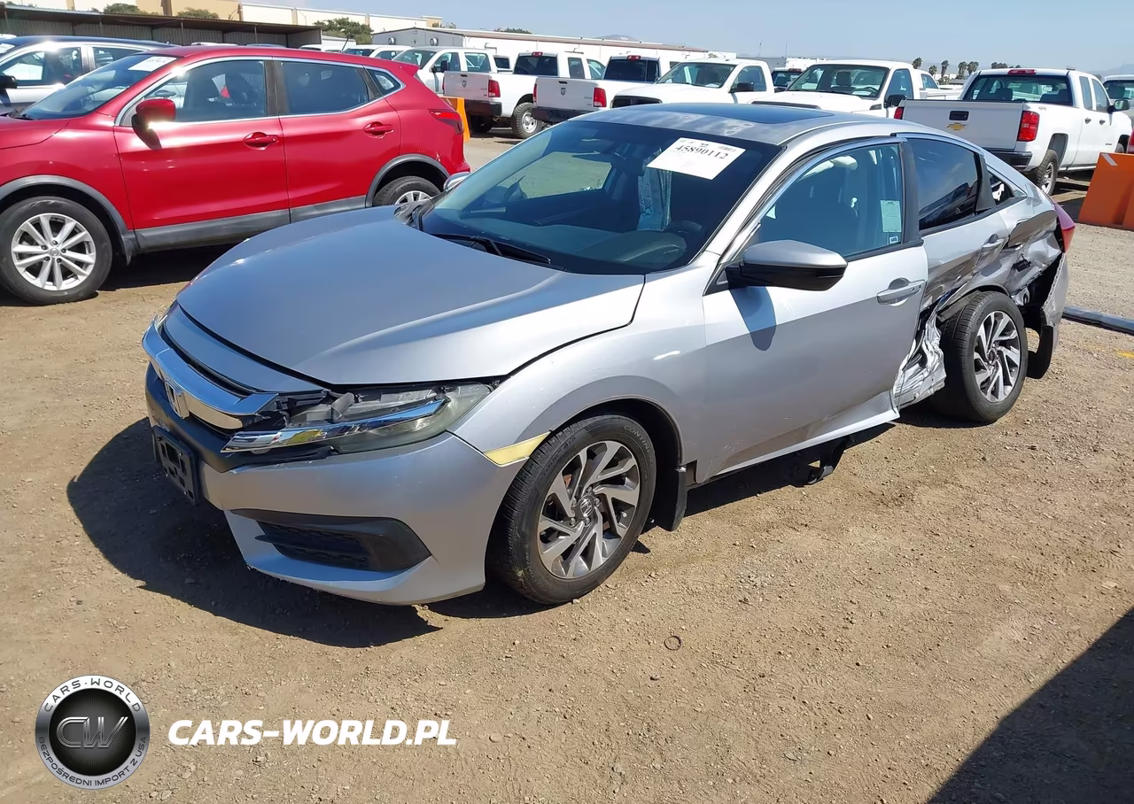 2016 Honda Civic Ex VIN:2HGFC2F7XGH552422 - 2