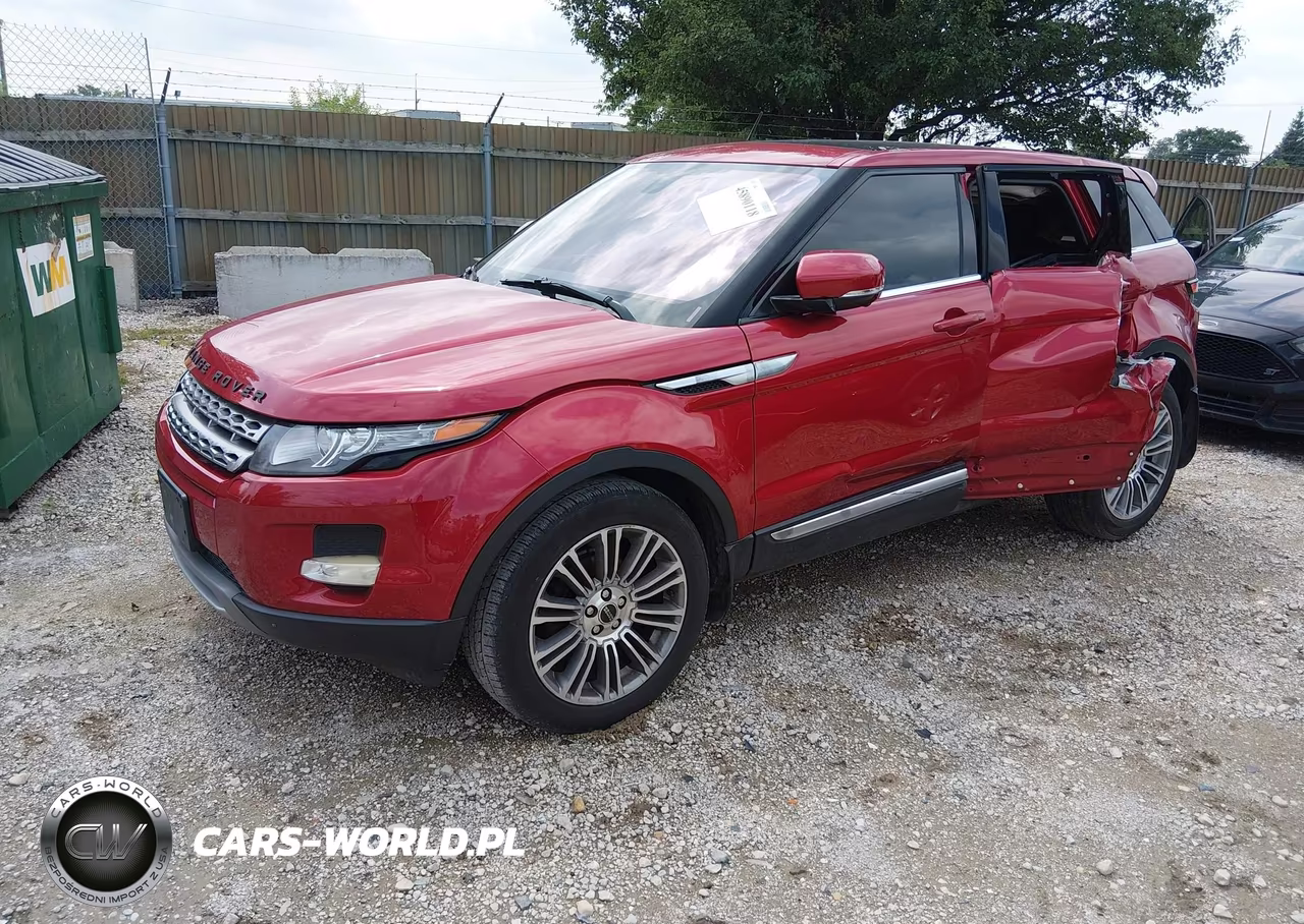2012 Land Rover Range Rover Evoque Pure Plus VIN:SALVV2BGXCH000549 - 2