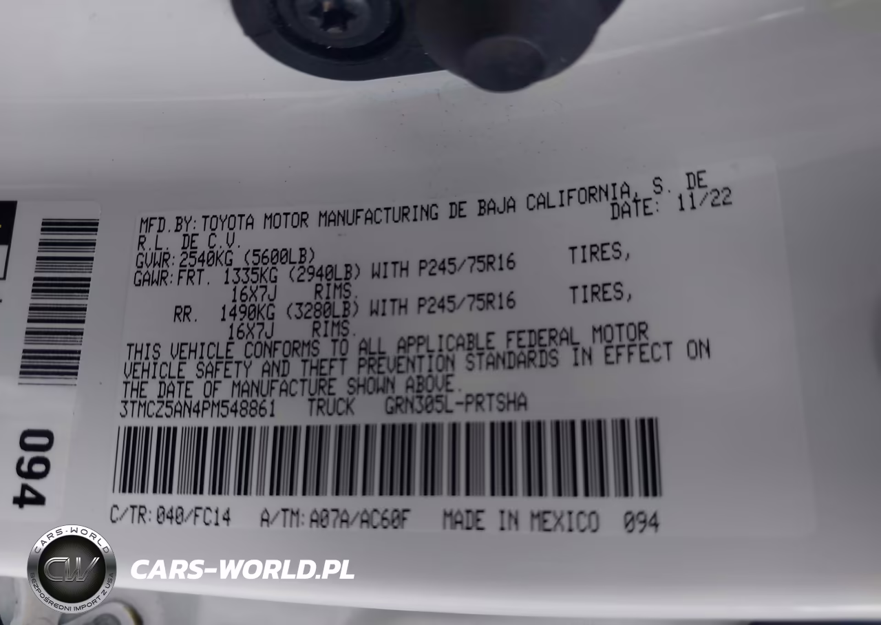 2023 Toyota Tacoma Sr5 V6 VIN:3TMCZ5AN4PM548861 - 9