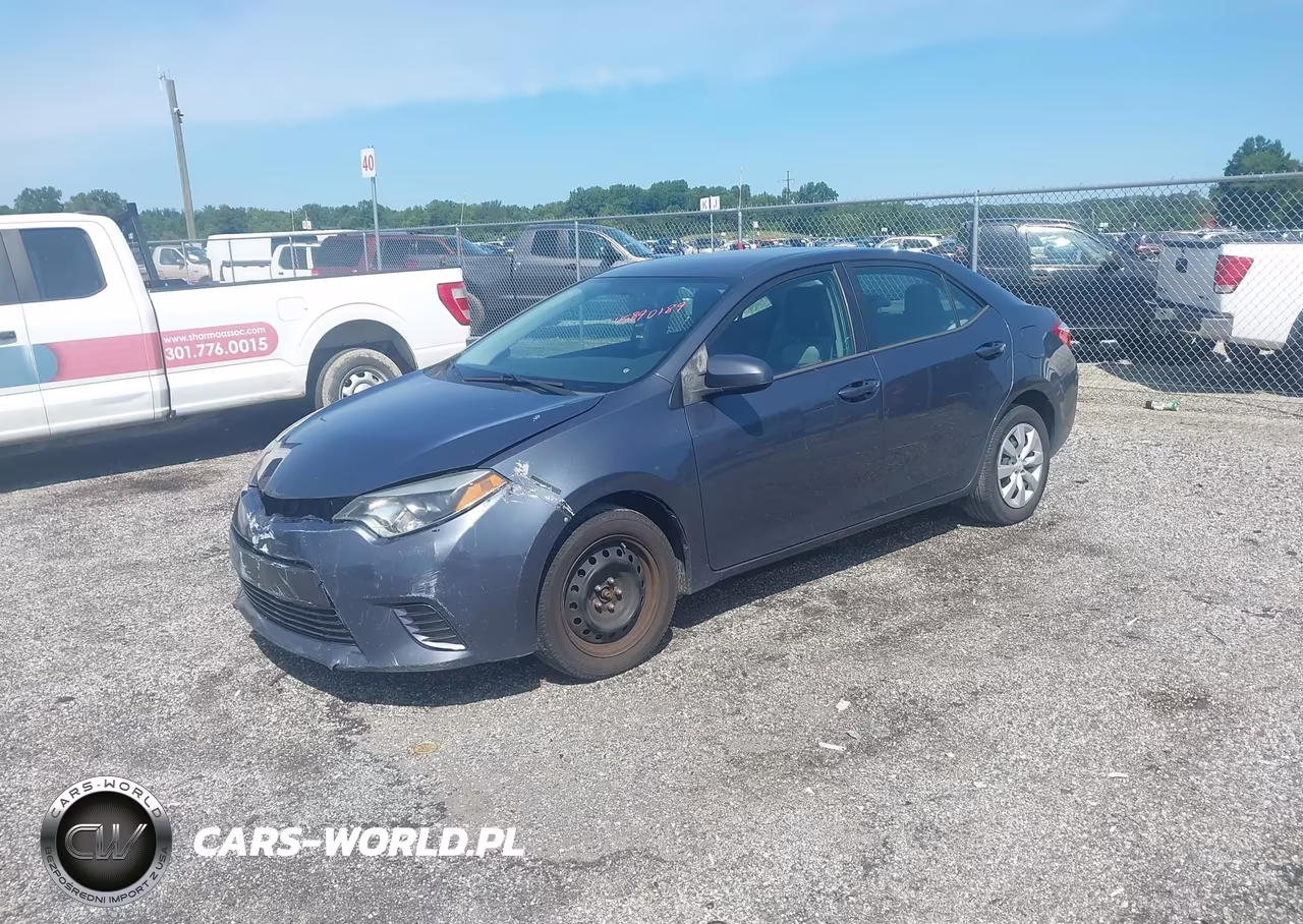 2016 Toyota Corolla Le VIN:2T1BURHE4GC690580 - 2