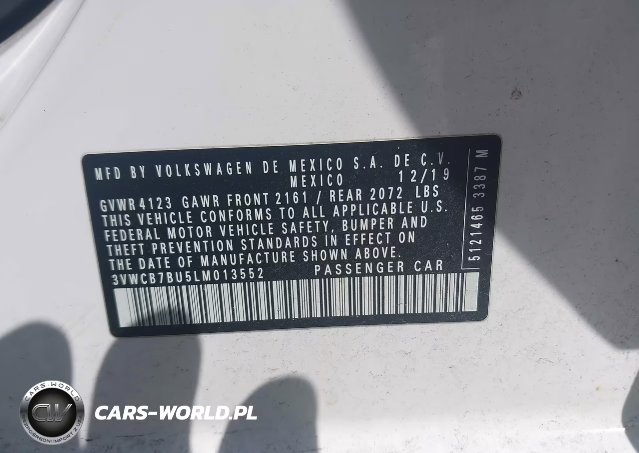 2020 Volkswagen Jetta 1.4T R-Line-1.4T S-1.4T Se VIN:3VWCB7BU5LM013552 - 8