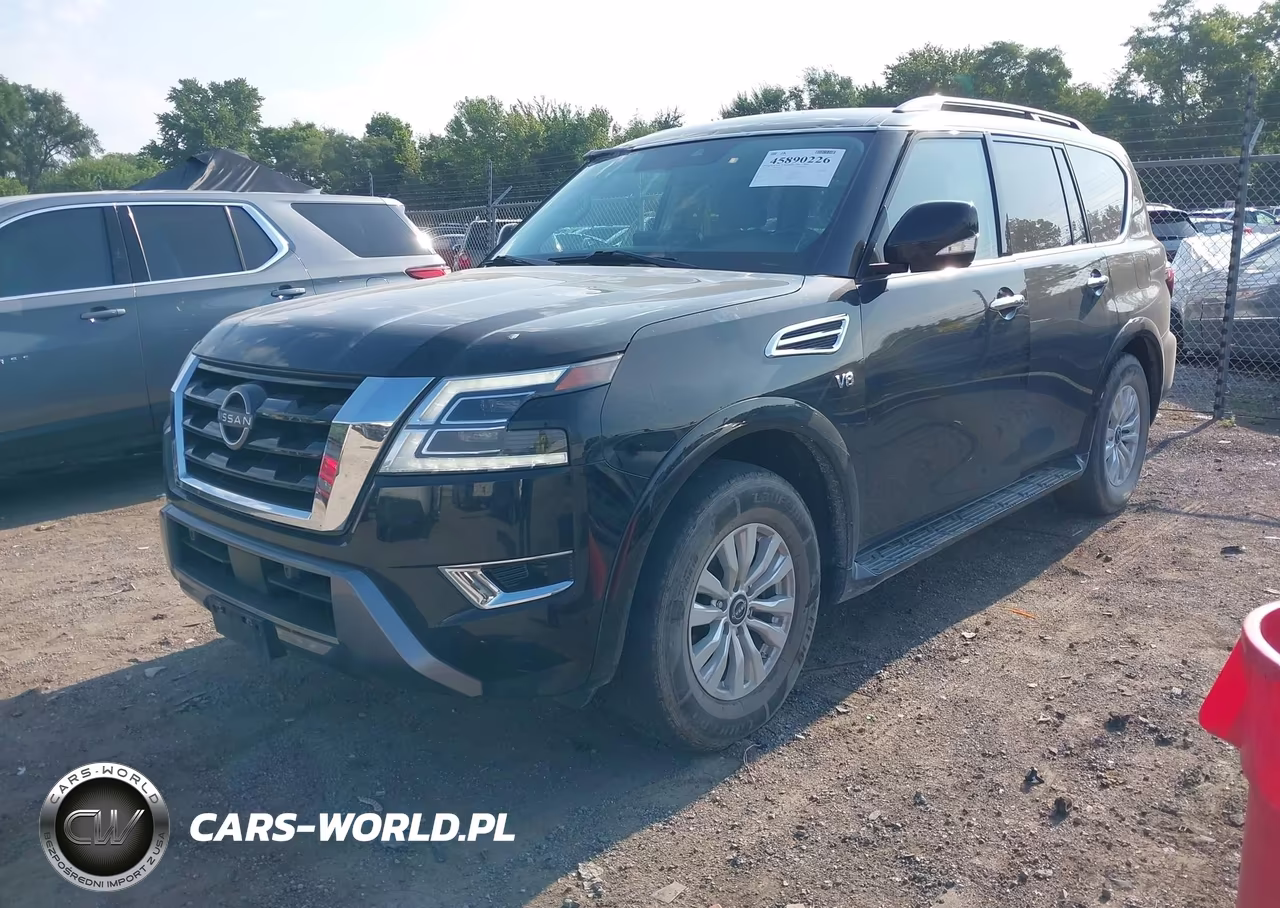 2022 Nissan Armada Sv 4Wd VIN:JN8AY2AD9N9675587 - 2