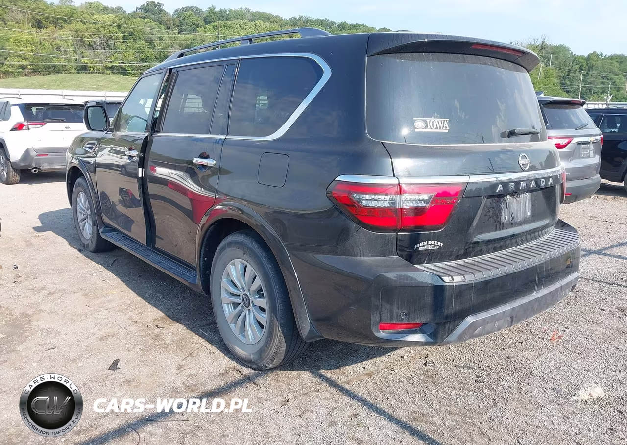 2022 Nissan Armada Sv 4Wd VIN:JN8AY2AD9N9675587 - 3