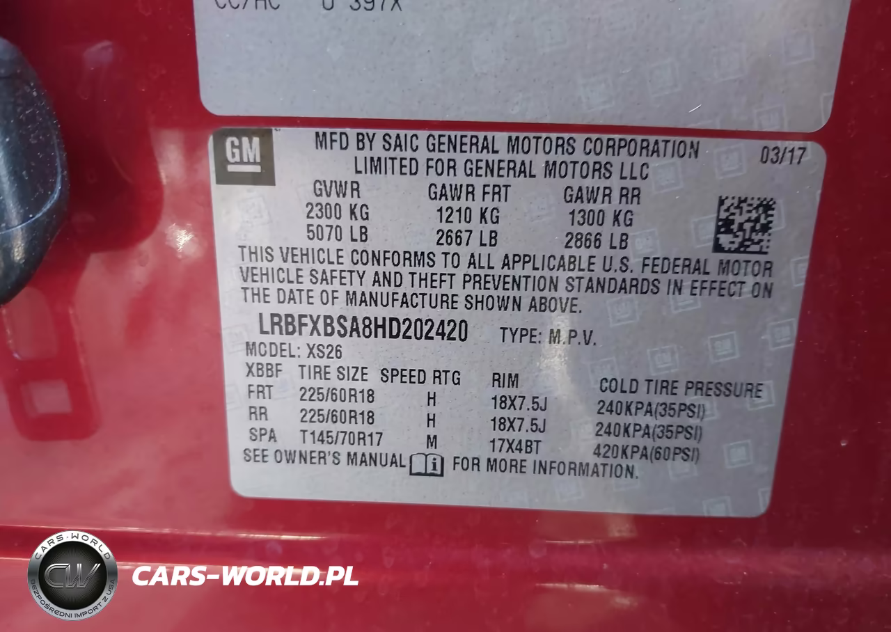 2017 Buick Envision Essence VIN:LRBFXBSA8HD202420 - 9