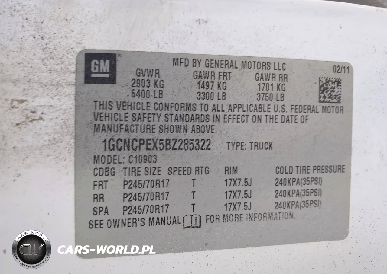 2011 Chevrolet Silverado C1500 VIN:1GCNCPEX5BZ285322 - 9