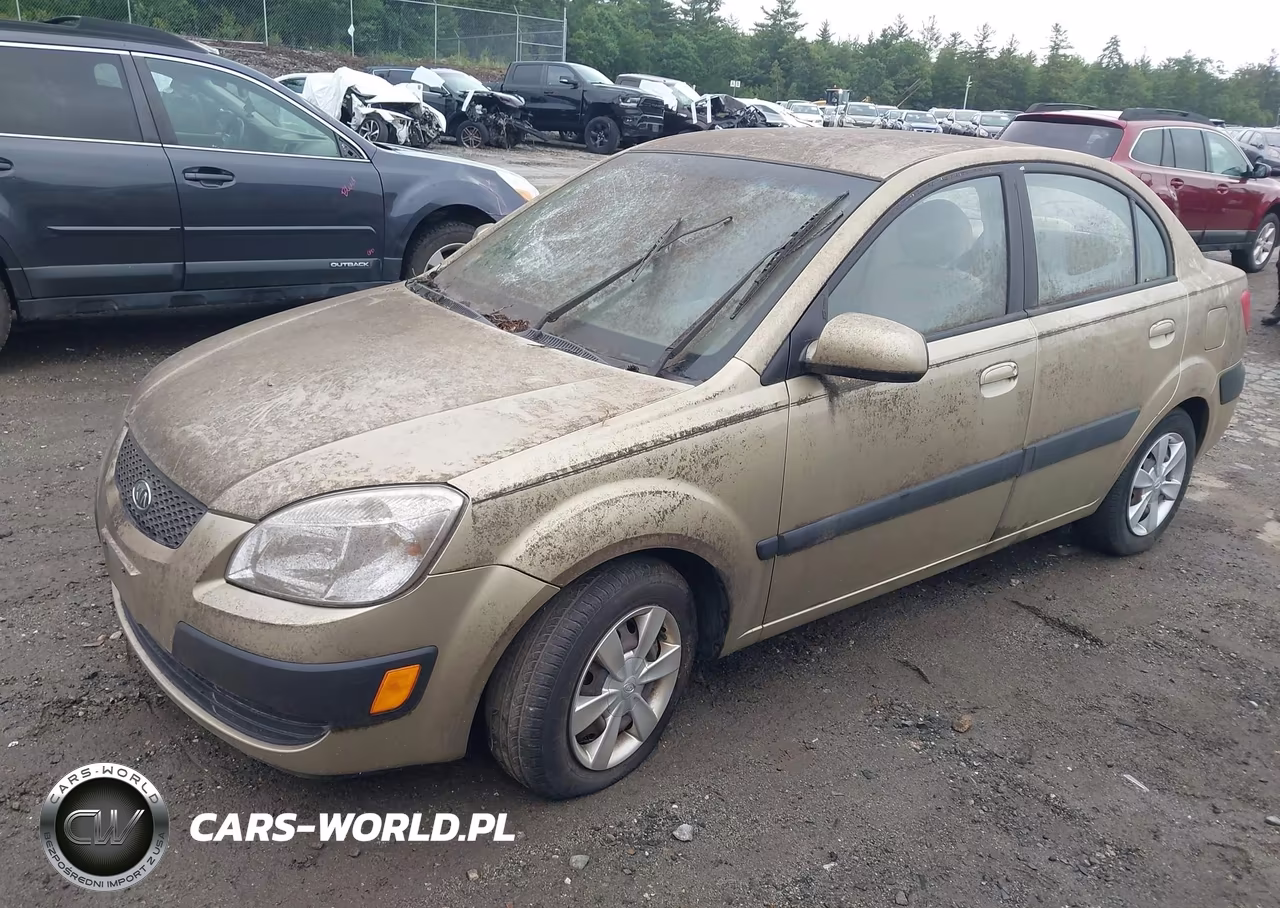 2007 Kia Rio Lx VIN:KNADE123376190512 - 2