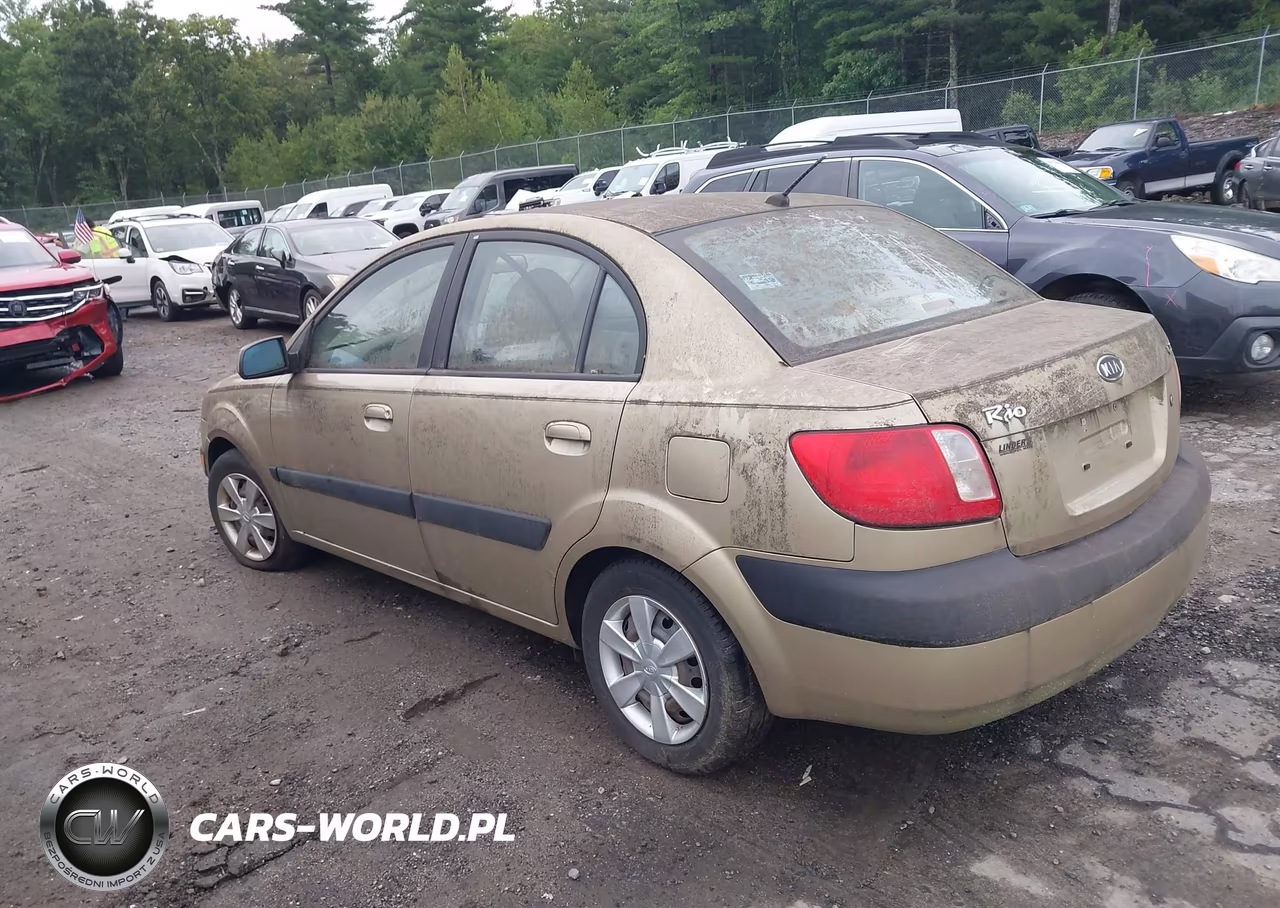 2007 Kia Rio Lx VIN:KNADE123376190512 - 3