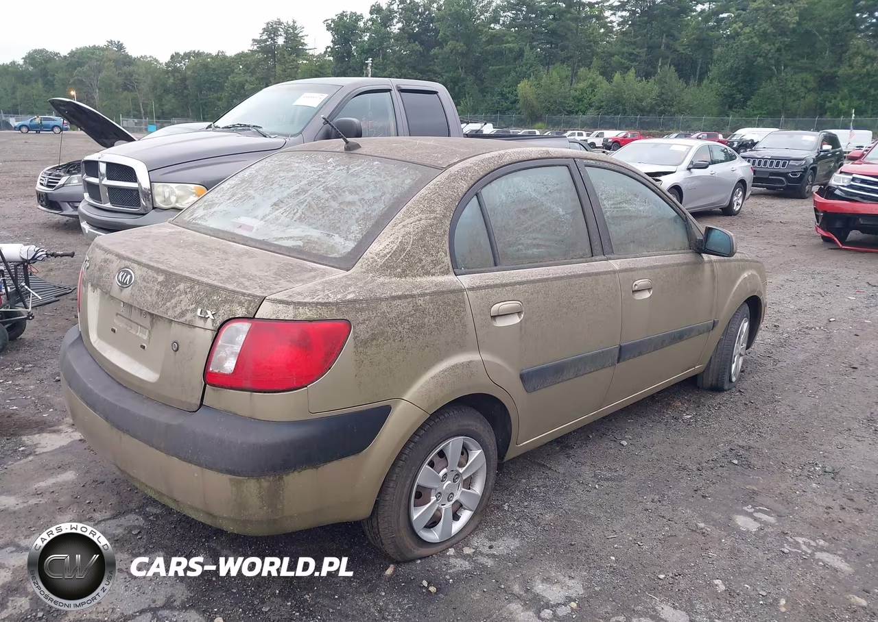 2007 Kia Rio Lx VIN:KNADE123376190512 - 4