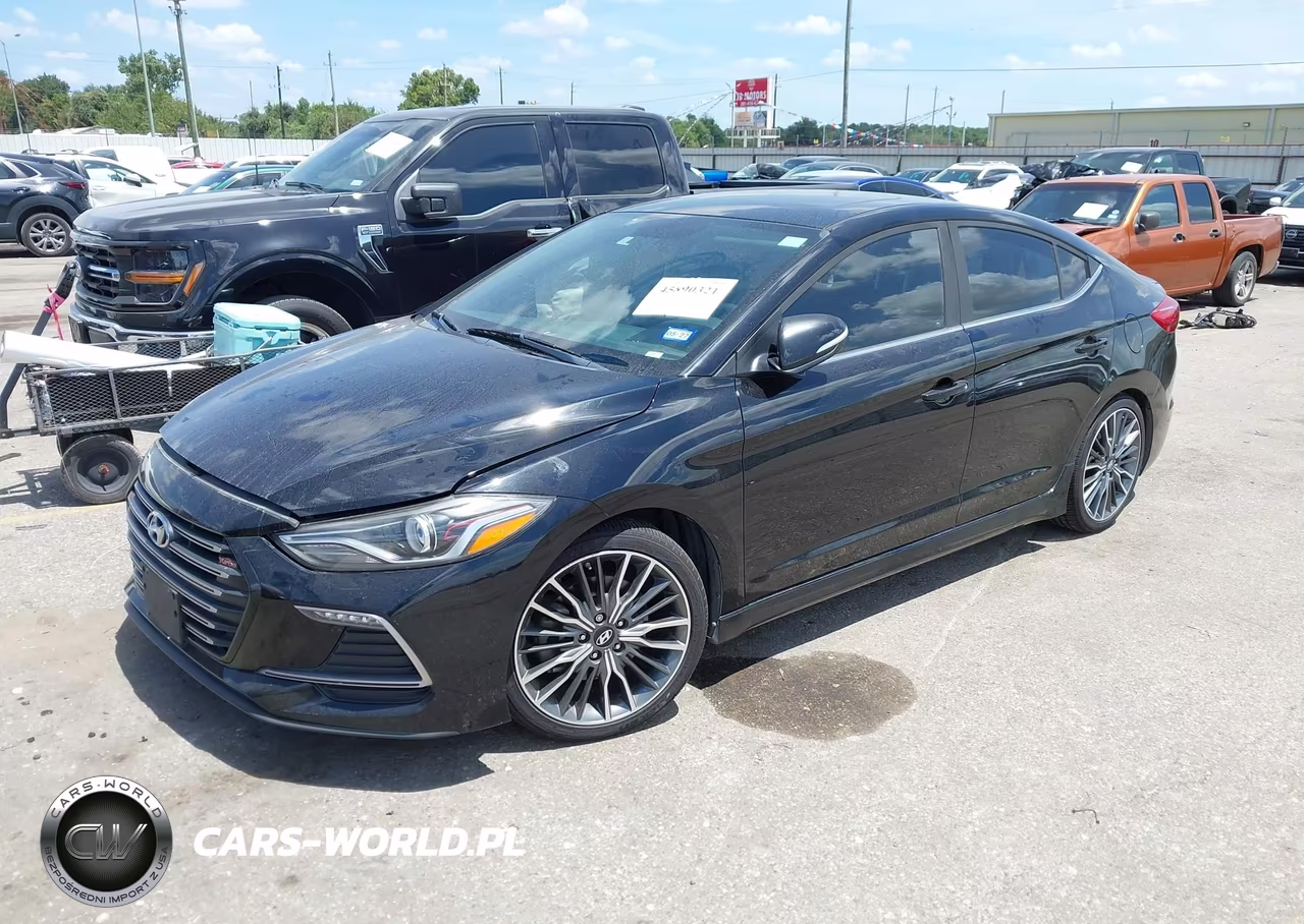 2018 Hyundai Elantra Sport VIN:KMHD04LB2JU510085 - 2