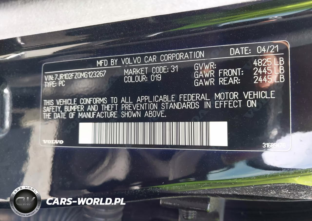 2021 Volvo S60 T5 Momentum VIN:7JR102FZ0MG123267 - 9