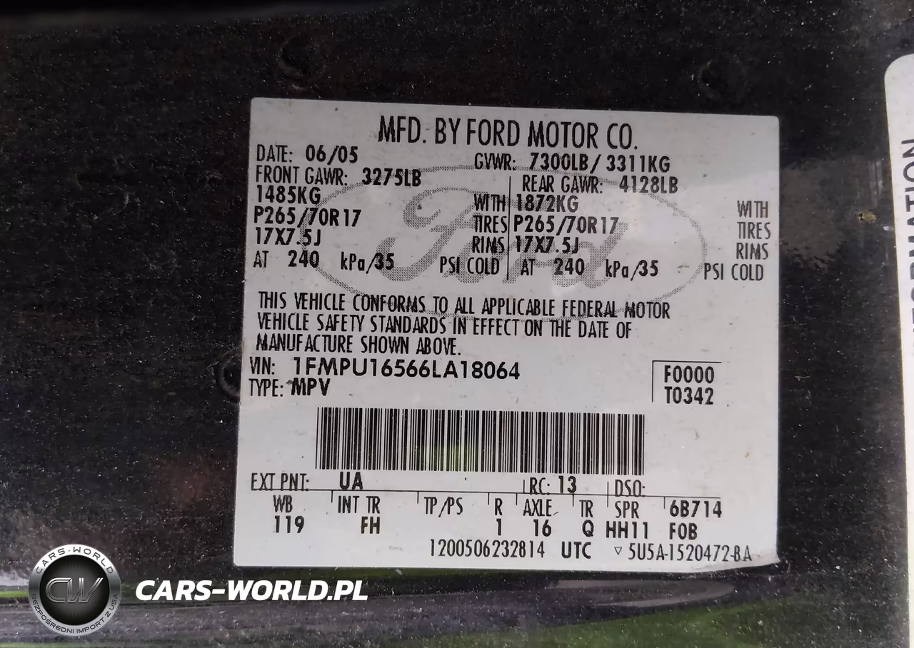 2006 Ford Expedition Xlt-Xlt Sport VIN:1FMPU16566LA18064 - 9