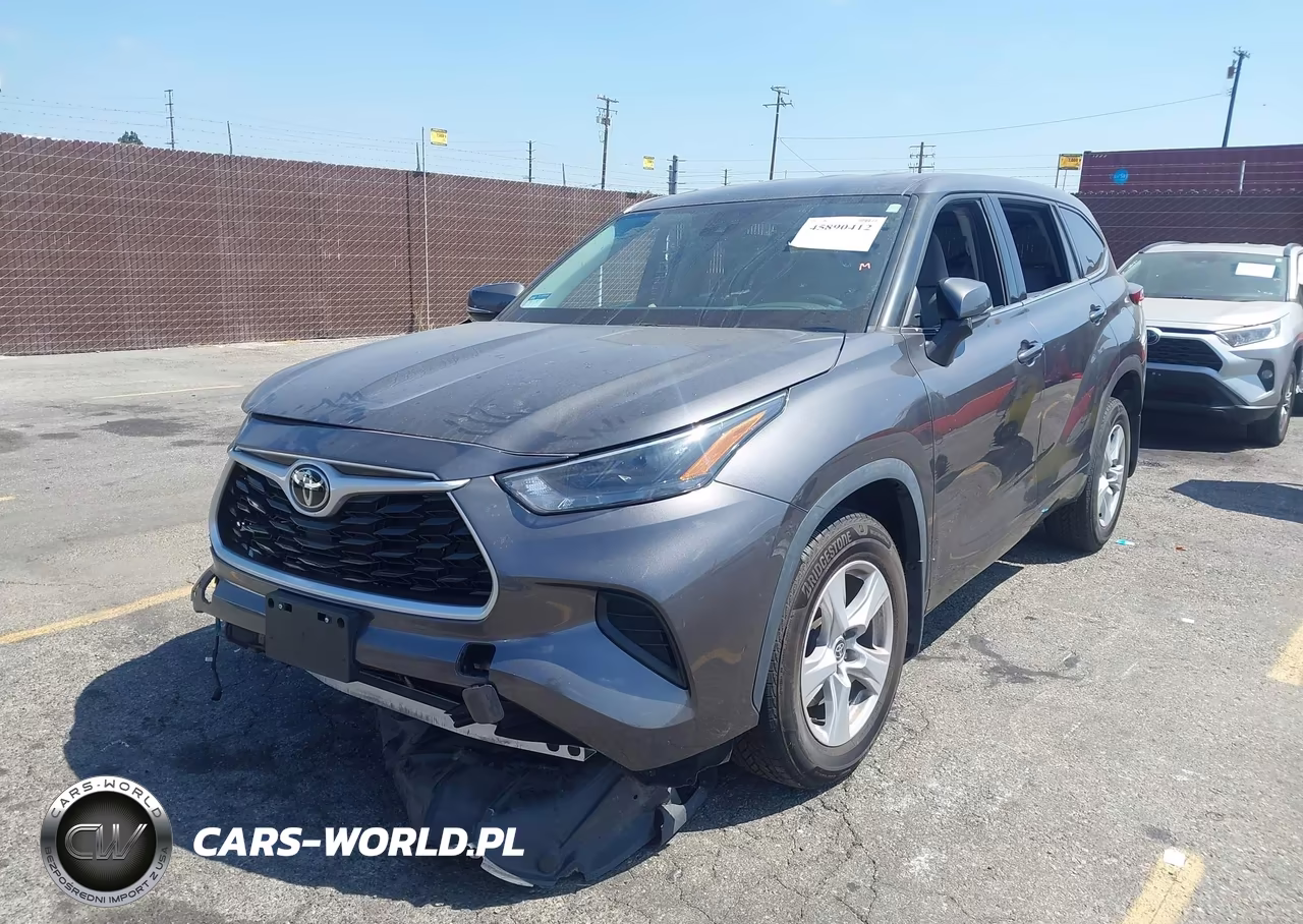 2022 Toyota Highlander L VIN:5TDCZRBH6NS230088 - 2