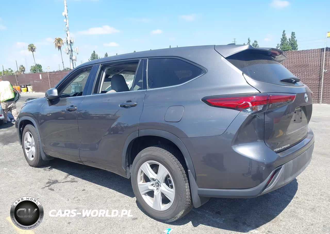 2022 Toyota Highlander L VIN:5TDCZRBH6NS230088 - 3