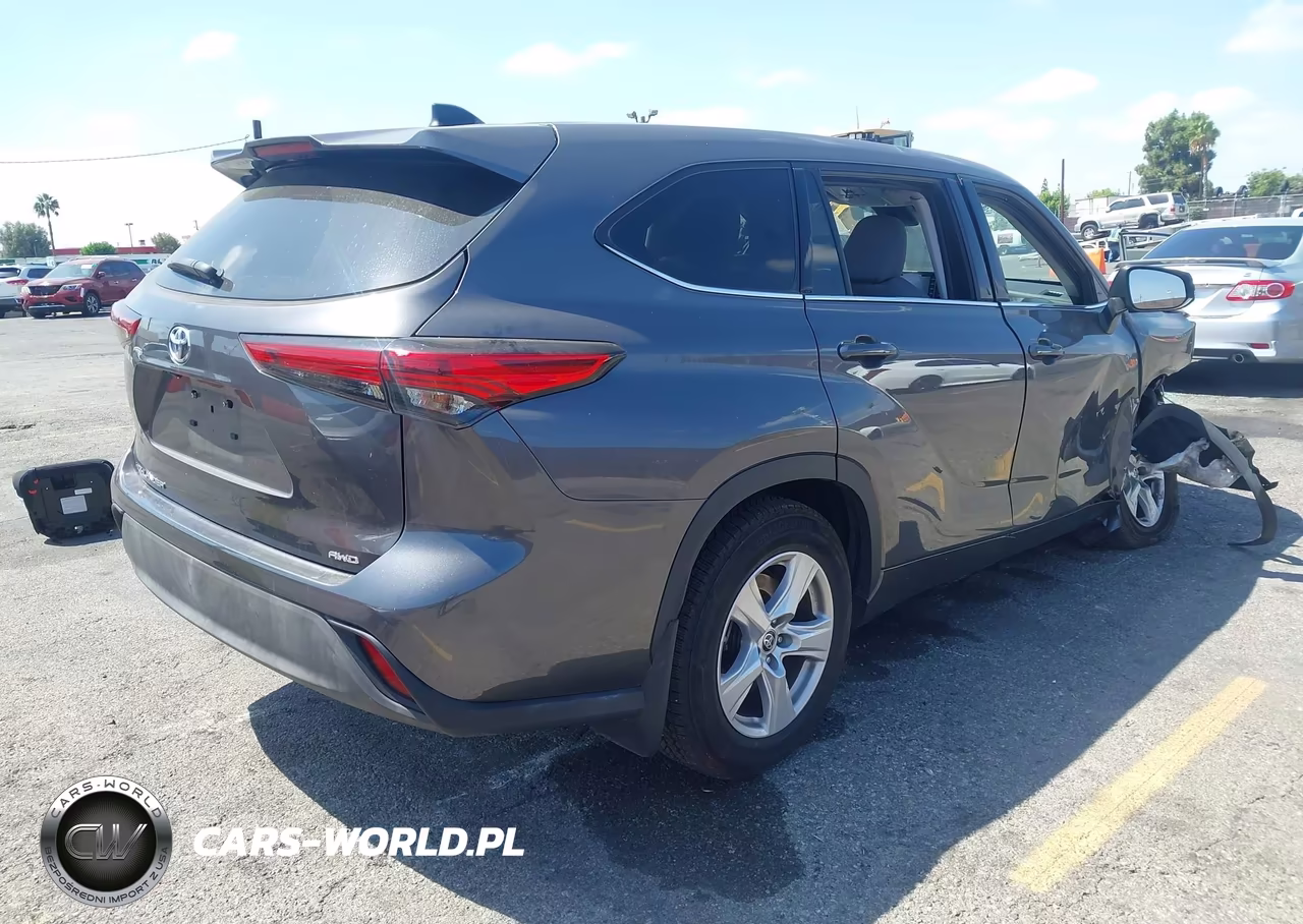 2022 Toyota Highlander L VIN:5TDCZRBH6NS230088 - 4