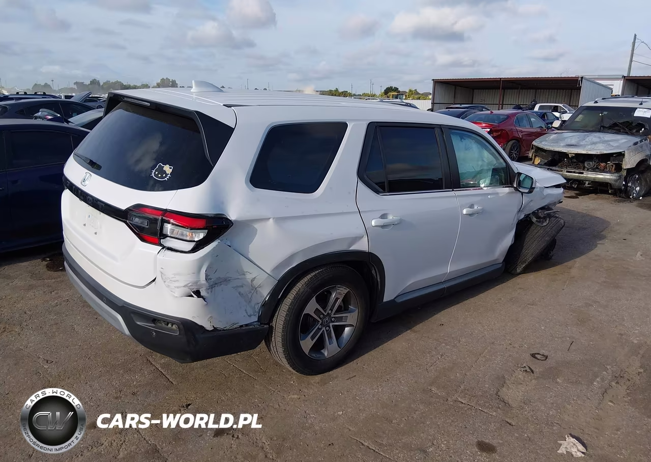 2025 Honda Pilot Ex-L VIN:5FNYG2H4XSB012291 - 4