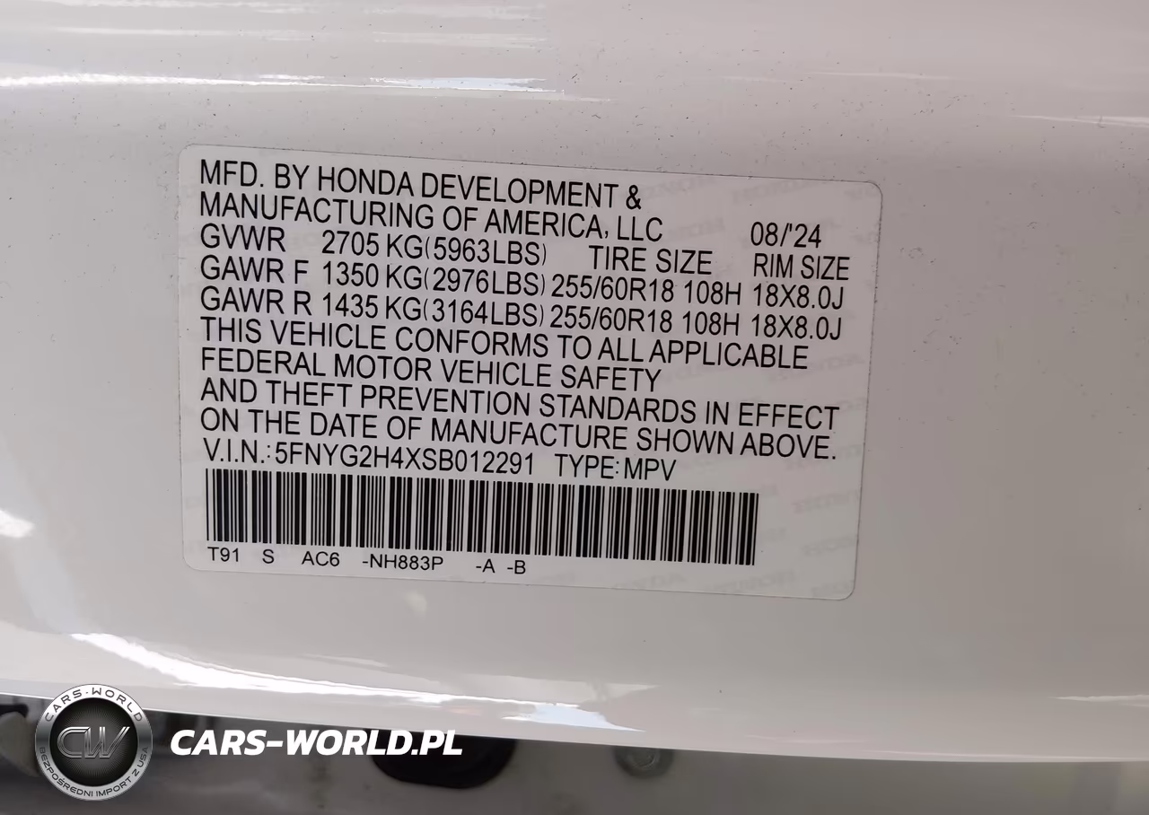 2025 Honda Pilot Ex-L VIN:5FNYG2H4XSB012291 - 9