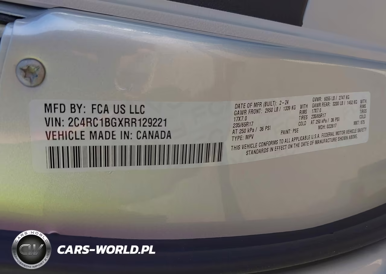2024 Chrysler Pacifica Touring L VIN:2C4RC1BGXRR129221 - 9
