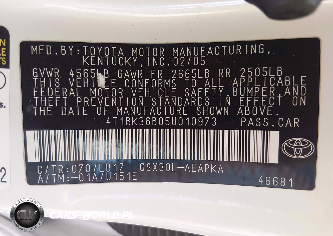 2005 Toyota Avalon Limited VIN:4T1BK36B05U010973 - 9