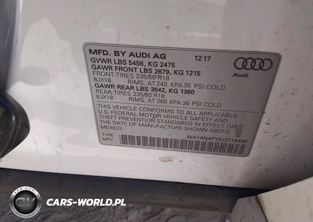 2018 Audi Q5 2.0T Premium-2.0T Tech Premium VIN:WA1ANAFY0J2116498 - 9