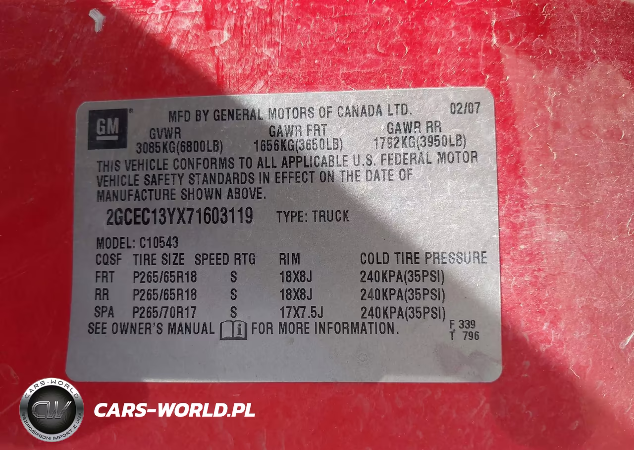 2007 Chevrolet Silverado 1500 Ltz VIN:2GCEC13YX71603119 - 9