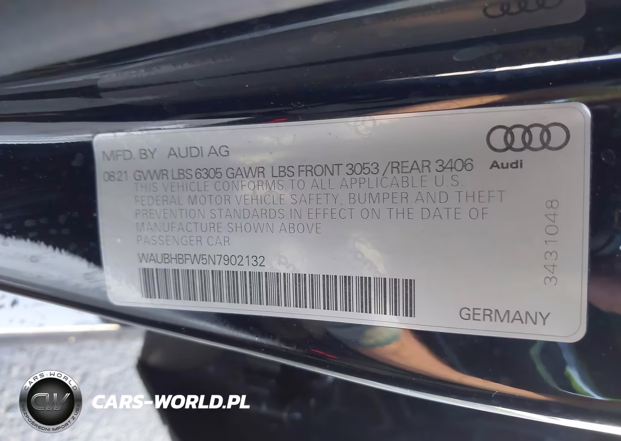 2022 Audi Rs E-Tron Gt Quattro VIN:WAUBHBFW5N7902132 - 9