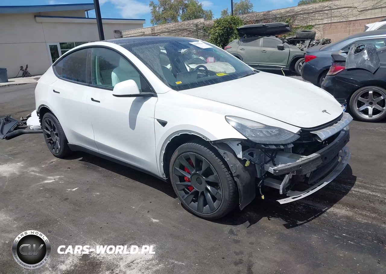 2022 Tesla Model Y Long Range Dual Motor All-Wheel Drive VIN:7SAYGDEE9NF445763 - 1
