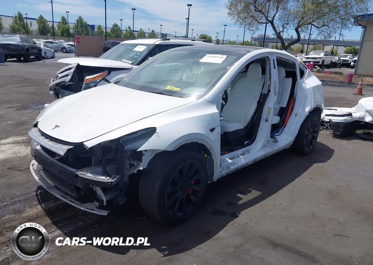 2022 Tesla Model Y Long Range Dual Motor All-Wheel Drive VIN:7SAYGDEE9NF445763 - 2