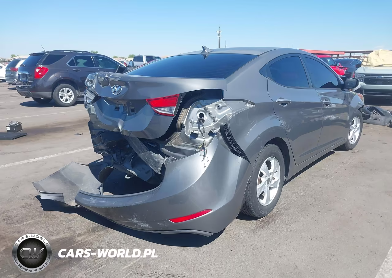 2014 Hyundai Elantra Se VIN:5NPDH4AE7EH449472 - 4
