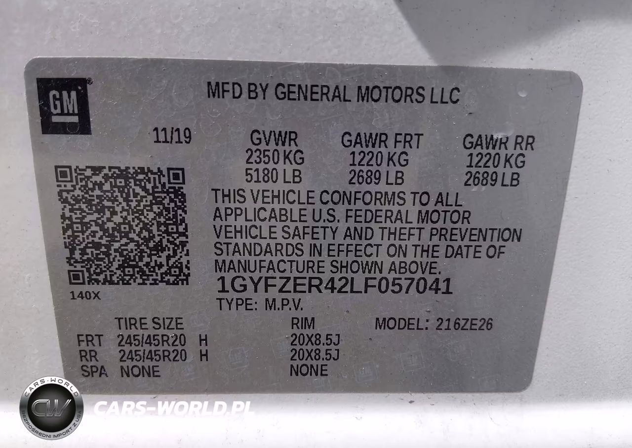 2020 Cadillac Xt4 Fwd Sport VIN:1GYFZER42LF057041 - 9