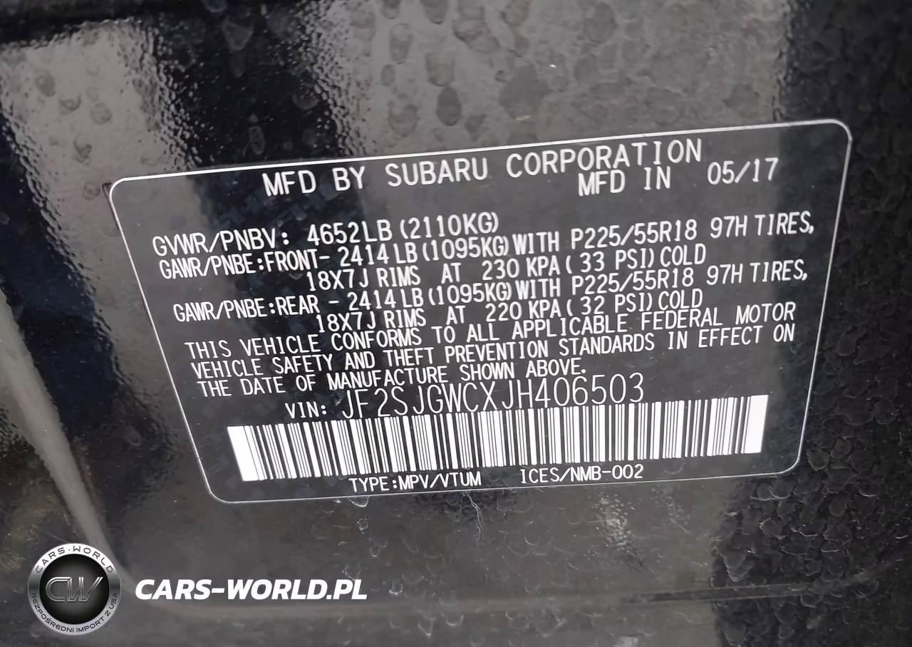 2018 Subaru Forester 2.0Xt Touring VIN:JF2SJGWCXJH406503 - 9