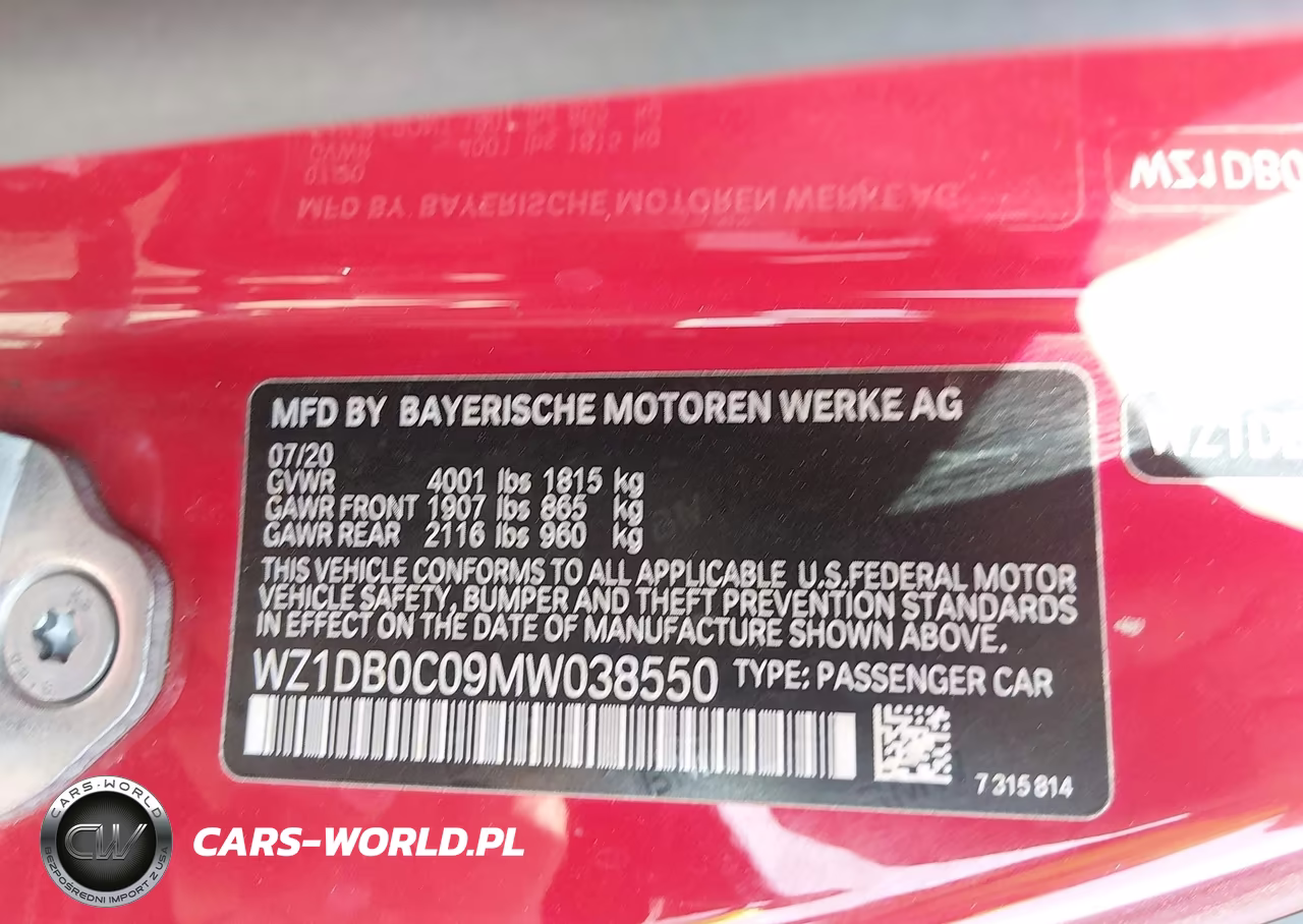 2021 TOYOTA SUPRA BASE VIN:WZ1DB0C09MW038550 - 9