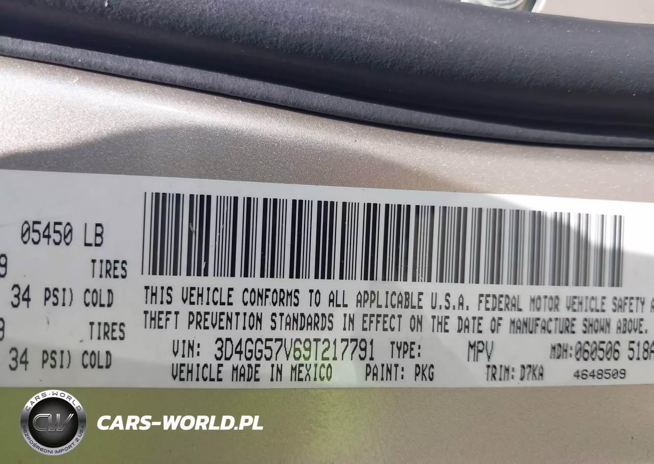 2009 Dodge Journey Sxt VIN:3D4GG57V69T217791 - 9