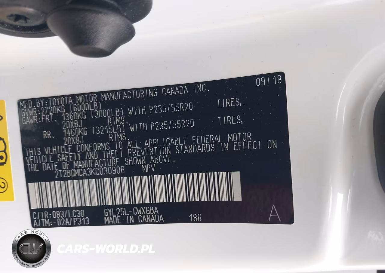 2019 Lexus Rx 450H F Sport VIN:2T2BGMCA3KC030906 - 9