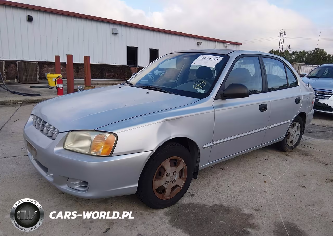 2002 Hyundai Accent Gl VIN:KMHCG45CX2U377168 - 2
