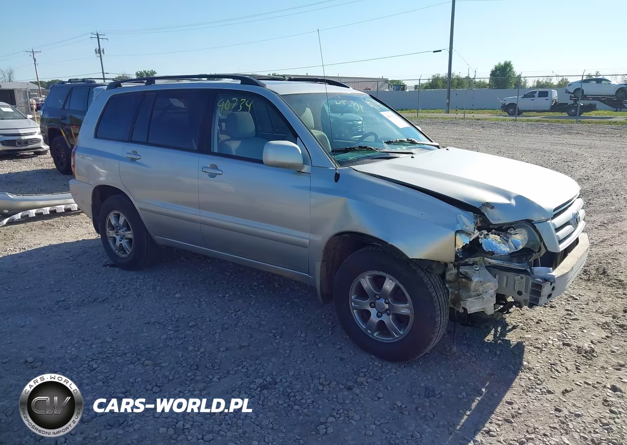 2007 Toyota Highlander V6 (2 Rows) (A5)