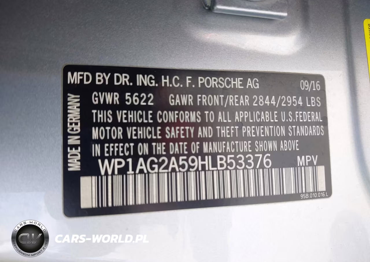 2017 Porsche Macan Gts VIN:WP1AG2A59HLB53376 - 9