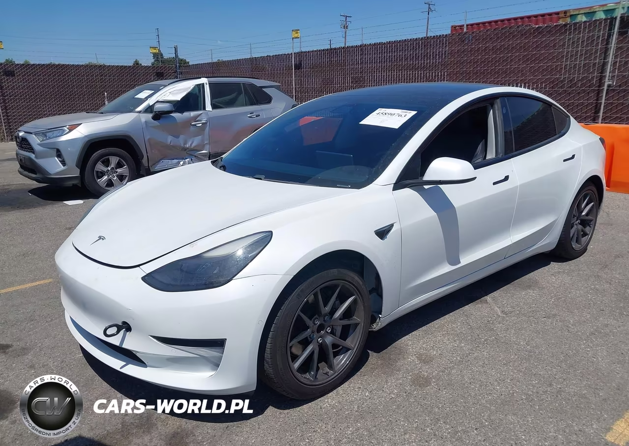 2021 Tesla Model 3 Standard Range Plus Rear-Wheel Drive VIN:5YJ3E1EA0MF870991 - 2