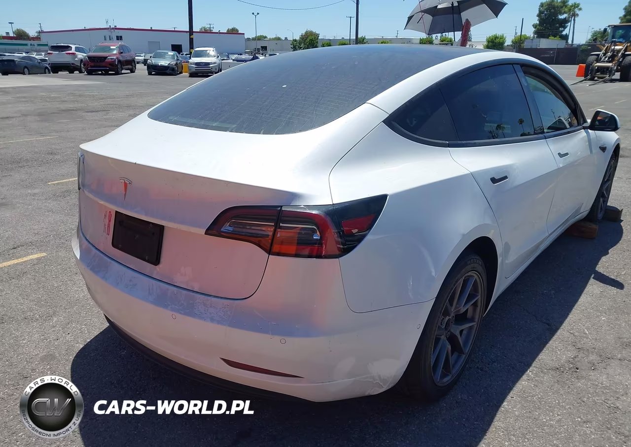 2021 Tesla Model 3 Standard Range Plus Rear-Wheel Drive VIN:5YJ3E1EA0MF870991 - 4