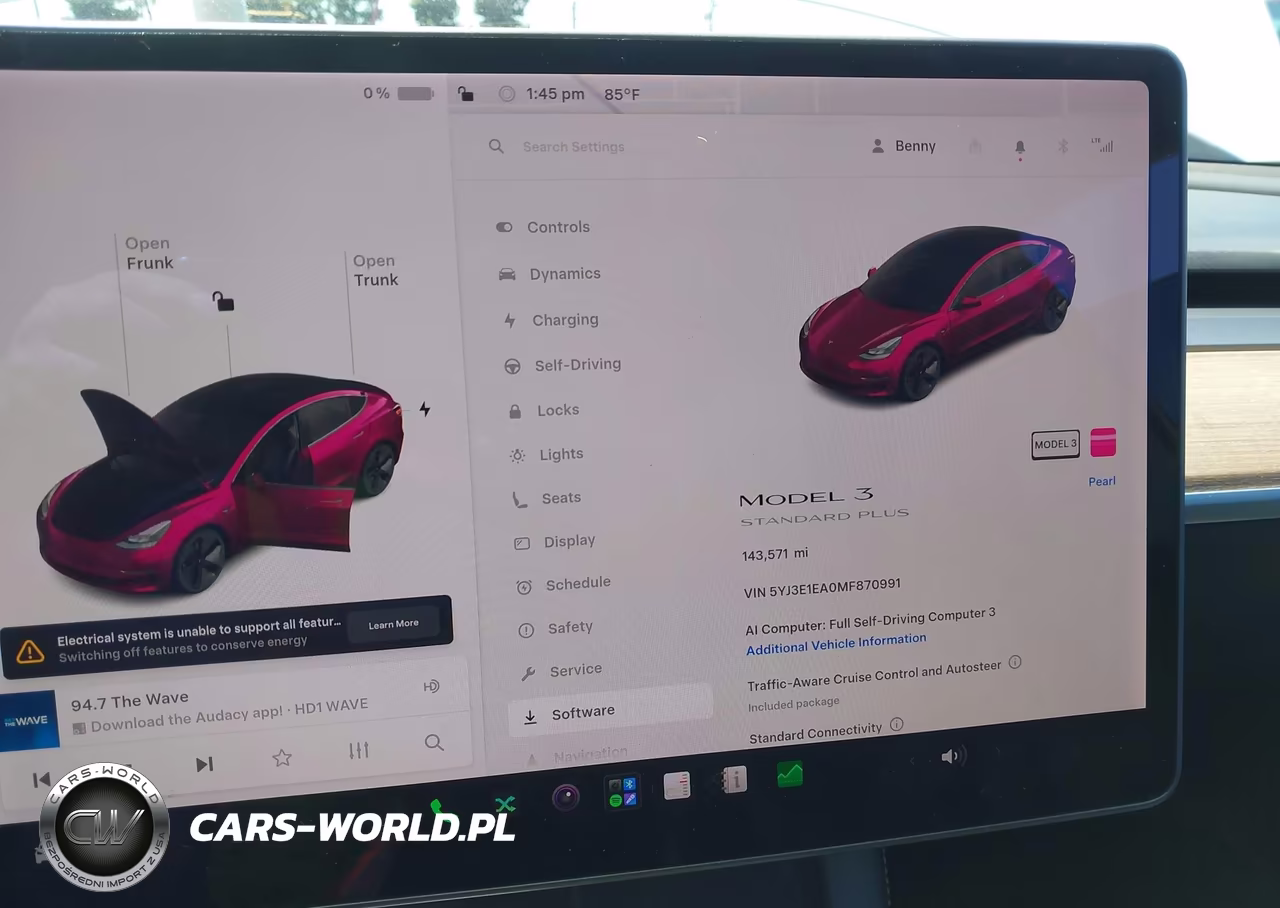 2021 Tesla Model 3 Standard Range Plus Rear-Wheel Drive VIN:5YJ3E1EA0MF870991 - 7