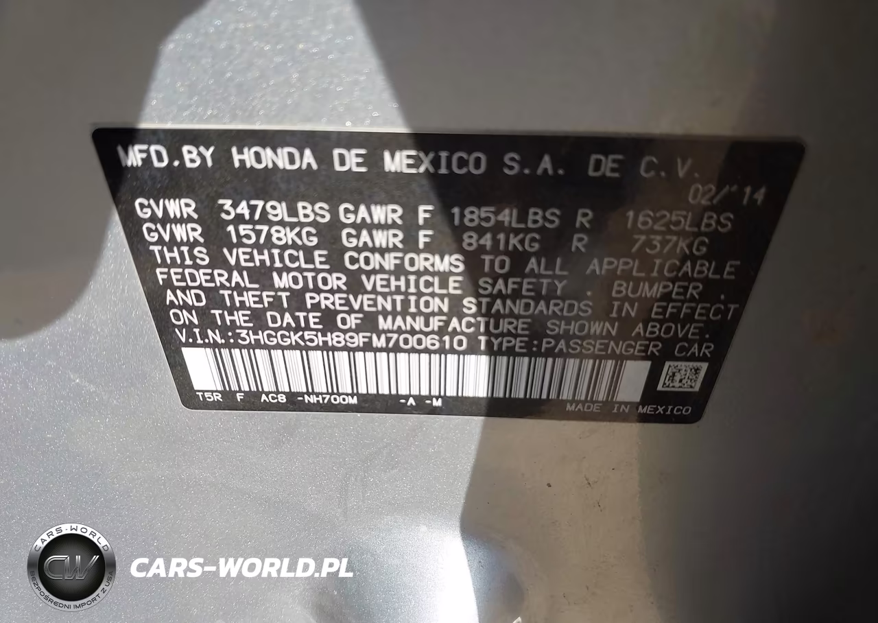 2015 Honda Fit Ex-Ex-L VIN:3HGGK5H89FM700610 - 9