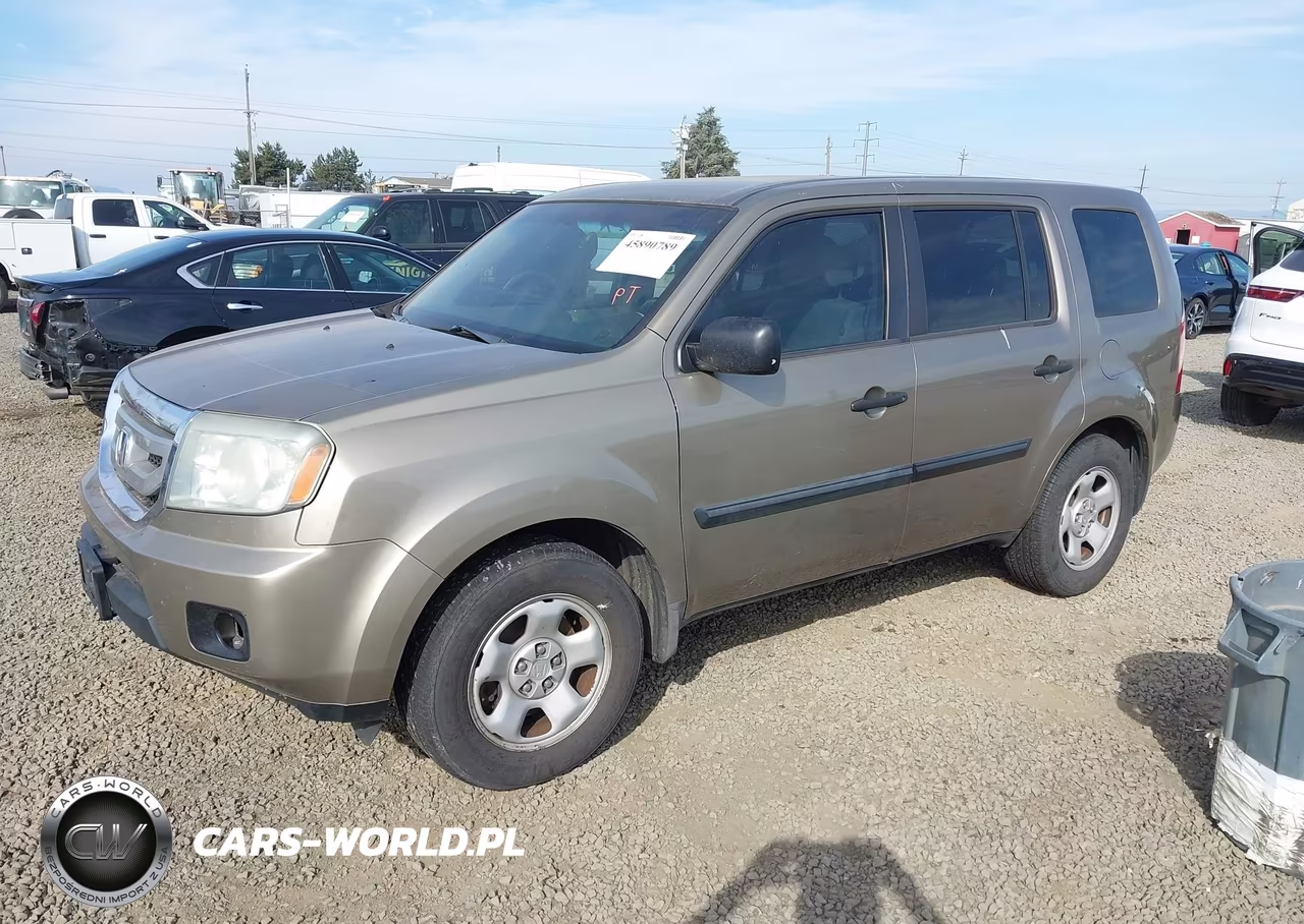 2009 Honda Pilot Lx VIN:5FNYF48239B031563 - 2
