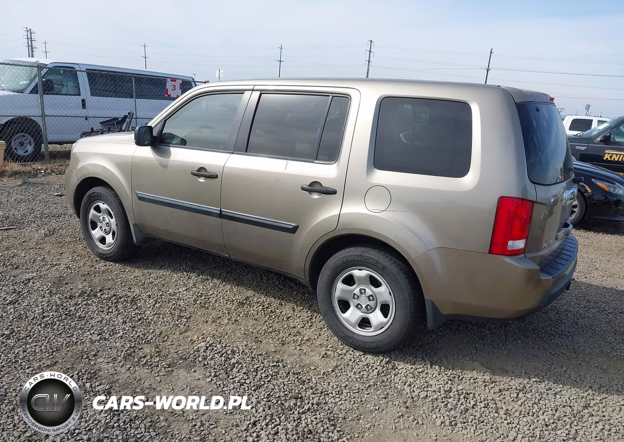 2009 Honda Pilot Lx VIN:5FNYF48239B031563 - 3