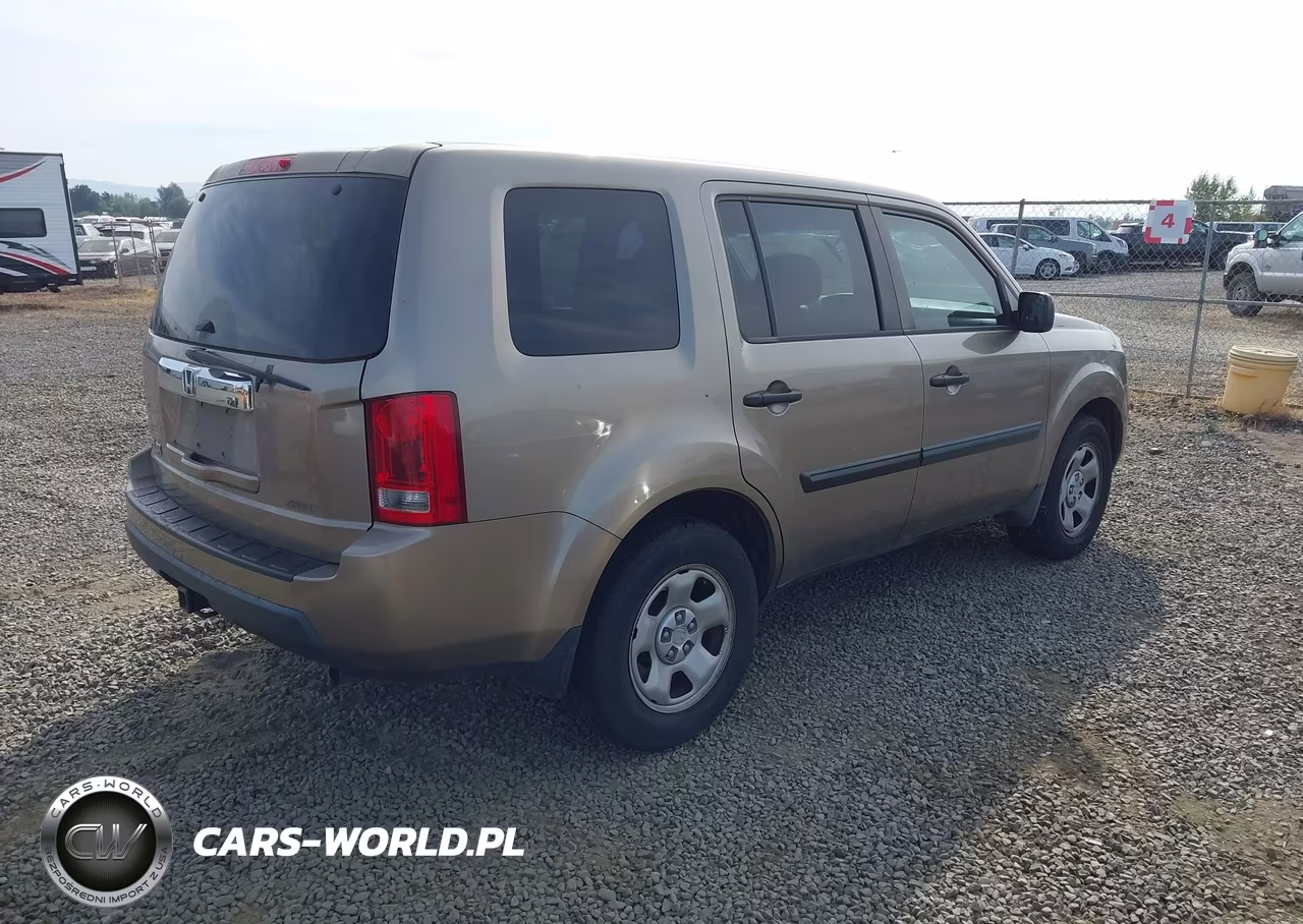 2009 Honda Pilot Lx VIN:5FNYF48239B031563 - 4