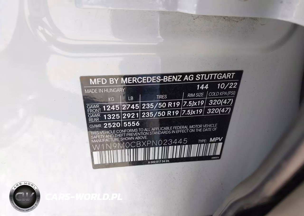 2023 Mercedes-Benz Eqb 250 Suv VIN:W1N9M0CBXPN023445 - 9